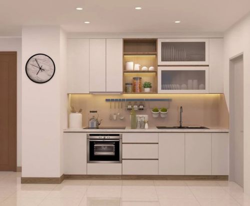Mẫu Tủ Bếp Chung Cư Đẹp N1