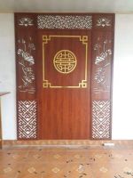 Hoa Văn CNC Gỗ Trang Trí Sau Ban Thờ