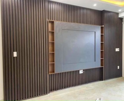 Ốp Giả Nan Gỗ Trang Trí Vách Tưởng Vách Cửa Hàng Vách Văn Phòng phòng họp