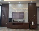 Vách Tivi Giả Đá Vách ốp Vân Gỗ