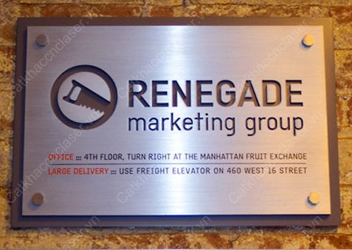 Biển tên công ty biển số phòng bằng inox đồng