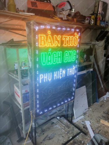 Làm biển led cửa hàng di dộng