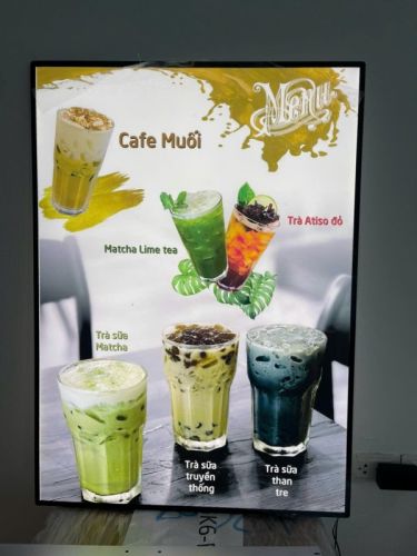 Bảng menu led để bàn