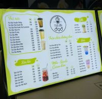 Làm bảng menu đèn led siêu sáng