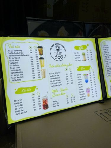 Xưởng bán hộp đèn menu