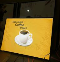 Xưởng làm hộp đèn menu quán cafe nhà hàng