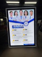 Tranh led mica siêu mỏng sáng viền