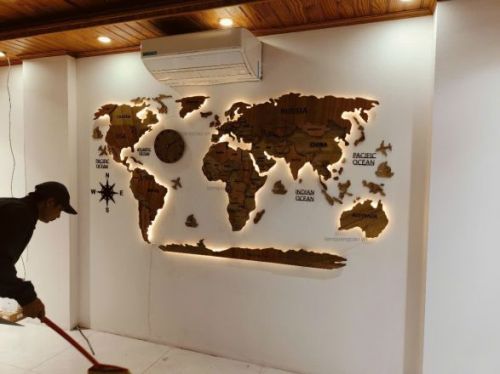 Bản đồ thế giới treo tường hà nội