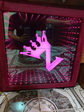 Làm led vô cực treo tường