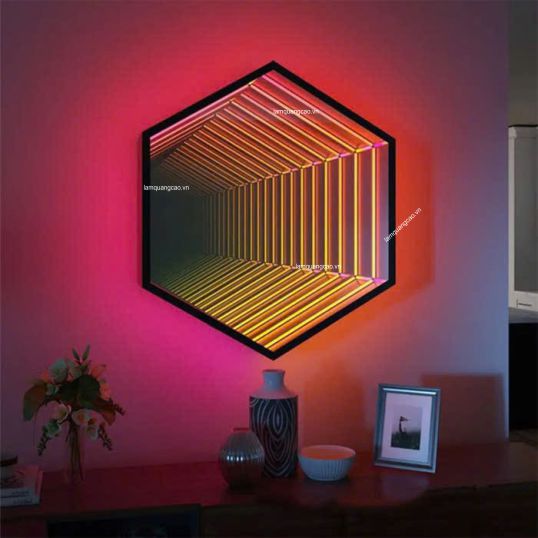 Xưởng sản xuất led gương vô cực
