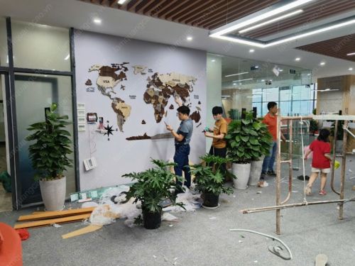 Làm bản đồ treo tường