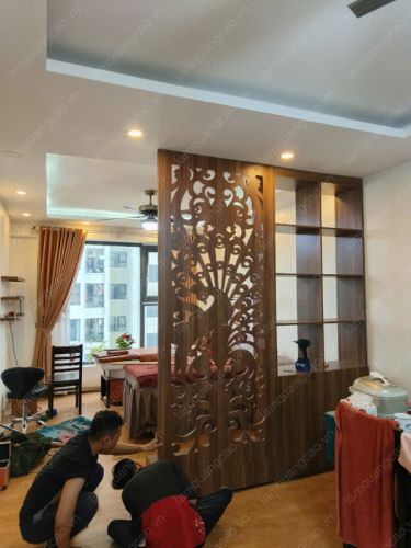 Vách tủ spa ngăn phòng