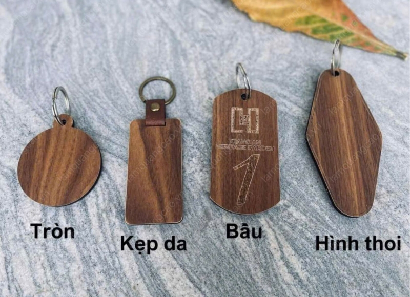 Xưởng làm móc khóa bằng gỗ