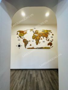 THI CÔNG BẢN ĐỒ TREO TƯỜNG