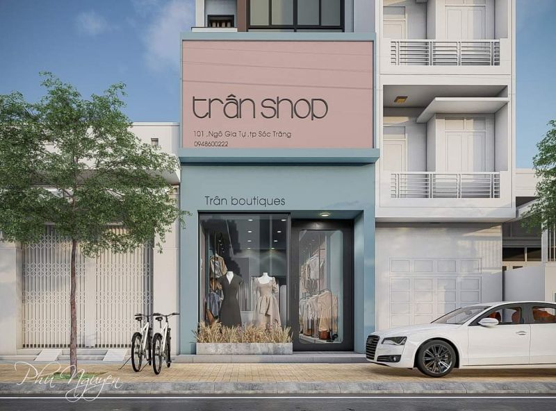 File 3D thiết kế shop thời trang miễn phí